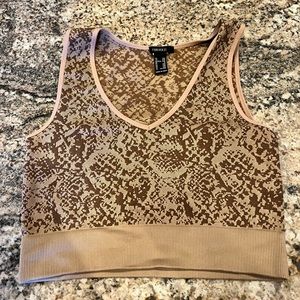 Forever 21 V Neck Crop Top